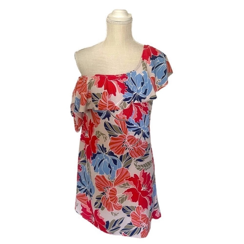 Astr The Label Marisol Floral Ruffle One Shoulder Dress - Picture 6 of 11